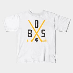 BOS Retro Sticks - White Kids T-Shirt